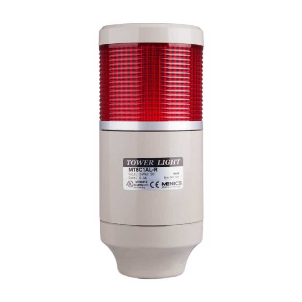 MT8C1AL-1 — TORRETA INDUSTRIAL 24VCA/CD 1 COLOR 85mmCON FLASH