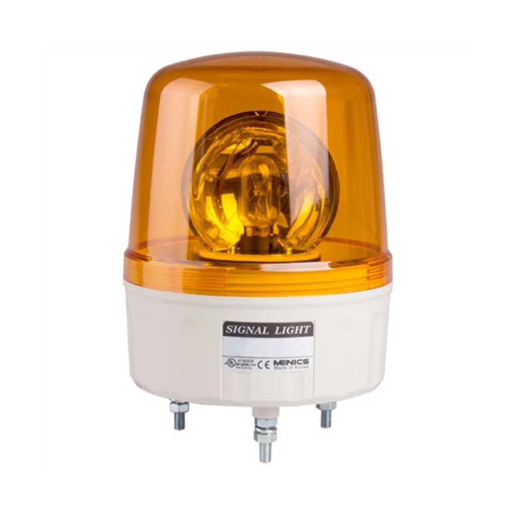 AVGB-10-Y — FAROLA INDEPENDIENTE ROTATIVA 135mm CON ALARMA AMARILLA 110VCA
