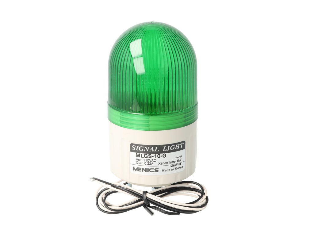 MLGS-10-G — FAROLA VERDE 66MM C/ESTROBO