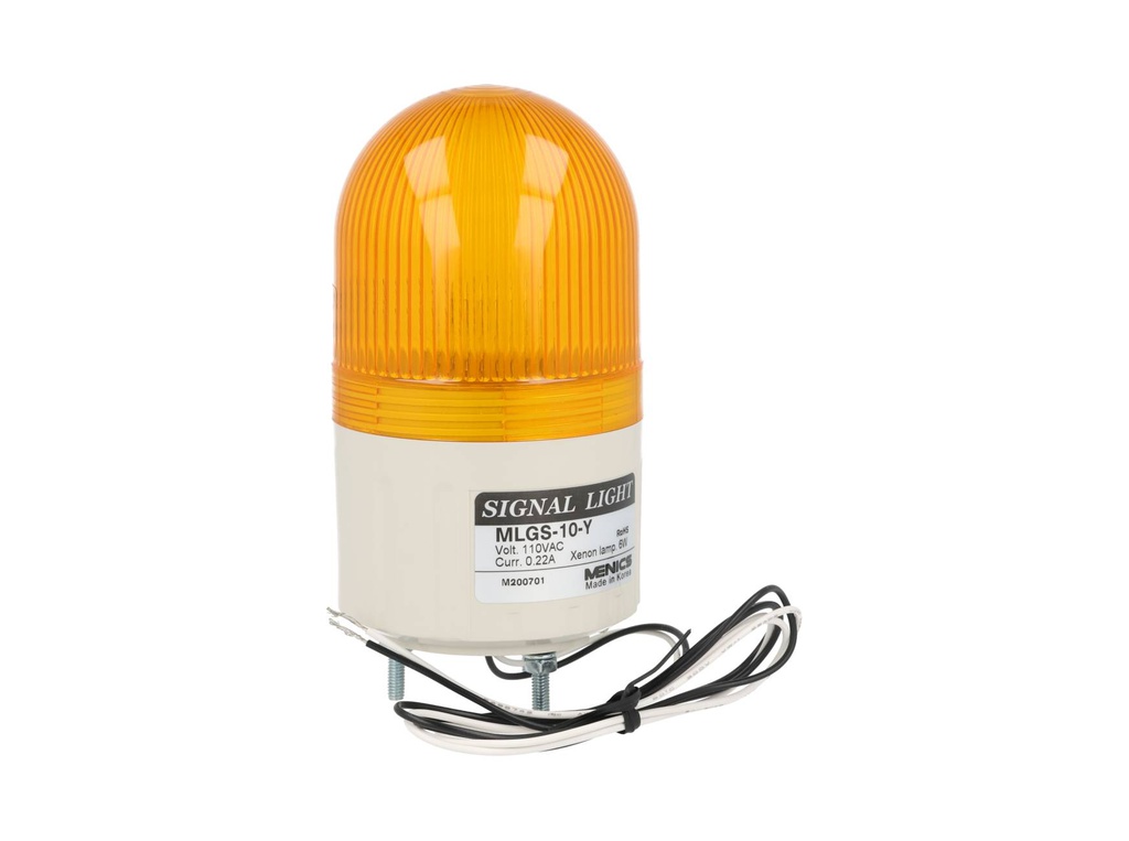 MLGS-10-Y — FAROLA AMARILLA 66MM C/ESTROBO