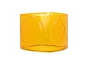 MSGS-Y — LENTE AMARILLO P/FAROLA SERIE MSGS 140MM