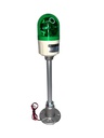 MLP-110-G — TORRETA INDEPENDIENTE 66mm GIRATORIA 110VCA (VERDE) 