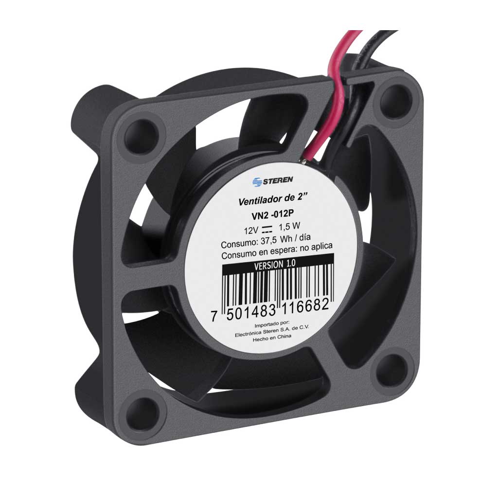 VN2-012P — VENTILADOR 2  12VDC PLASTICO