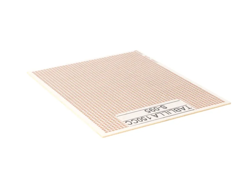 TABLILLA 150CC — PLACA FENOLICA CON COBRE DE 10.7CM X 14CM (1/4 DE CARTA) 