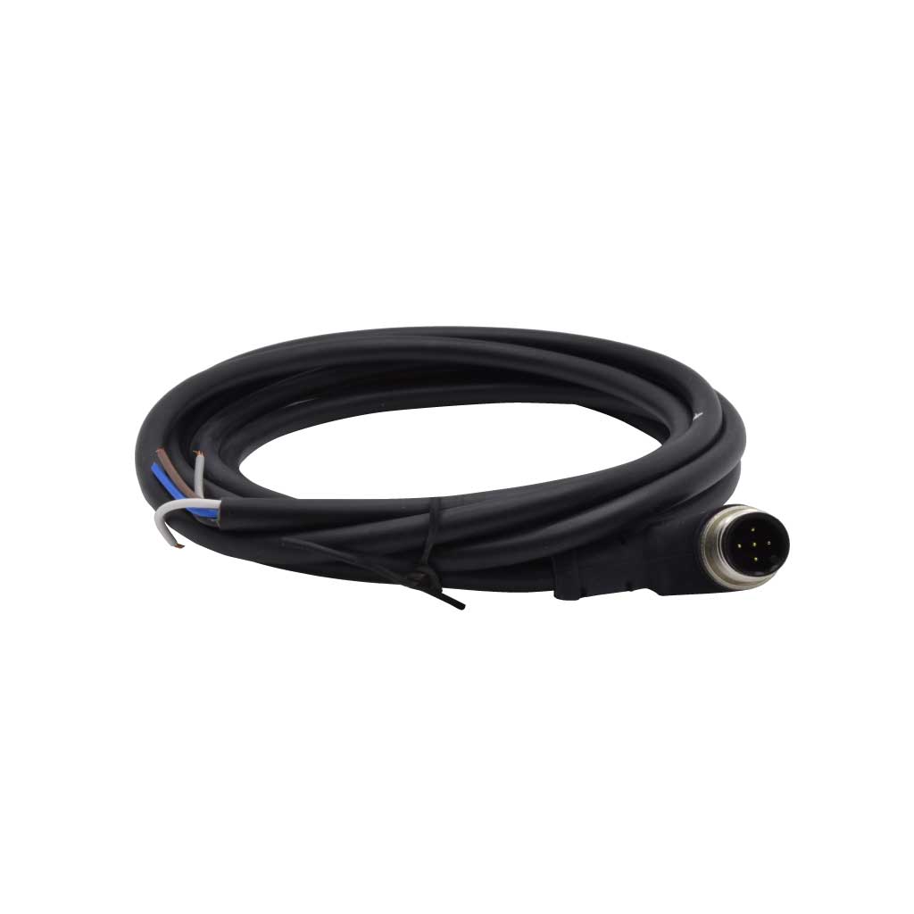 TP-M12-5MA2 — CONECTOR M12 ,5 PIN MACHO ANGULO, 2 MTS.