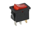 TP-KCD-RL — SWITCH ILUMINADO ROJO 1P1T 10A/250VCA12.5X18mm 3 TERMINALES, CICLOS :10, 000