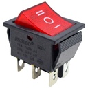 TP-321-2T-R — INTERRUPTOR 2P2T ROJO ON-OFF-ON, 6 TERMINALES