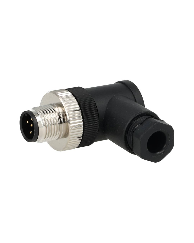 TP-CM12-5AM — CONECTOR M12, 5 PIN MACHO ANGULO