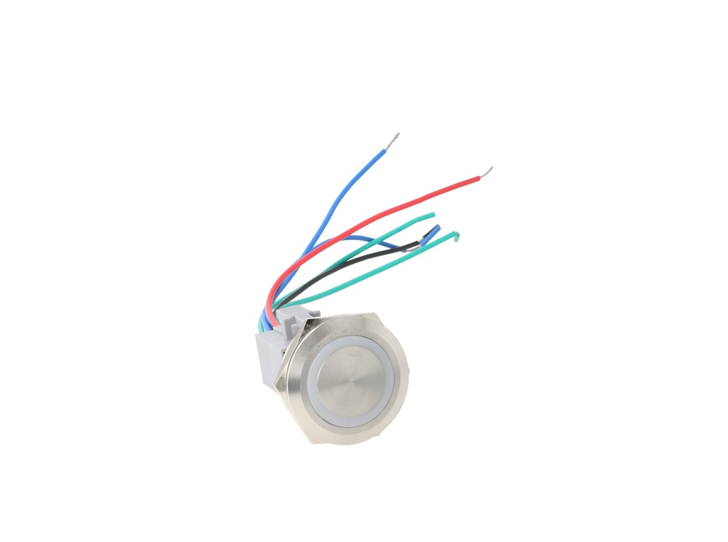 TP-MM30-RR110 — INTERRUPTOR METALICO 30MM 110V ON-MOM
