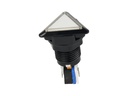 TP-TSWT — SWITCH TRIANGULAR BLANCO 39X39X39 LED 12/5VCD CON MICROSWITCH INTERCAMBIABLE