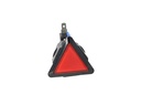 TP-TSR — SWITCH TRIANGULAR ROJO 39 X39 X 39LED 12/5VCD, CON MICROSWITCH INTERCAMBIABLE.