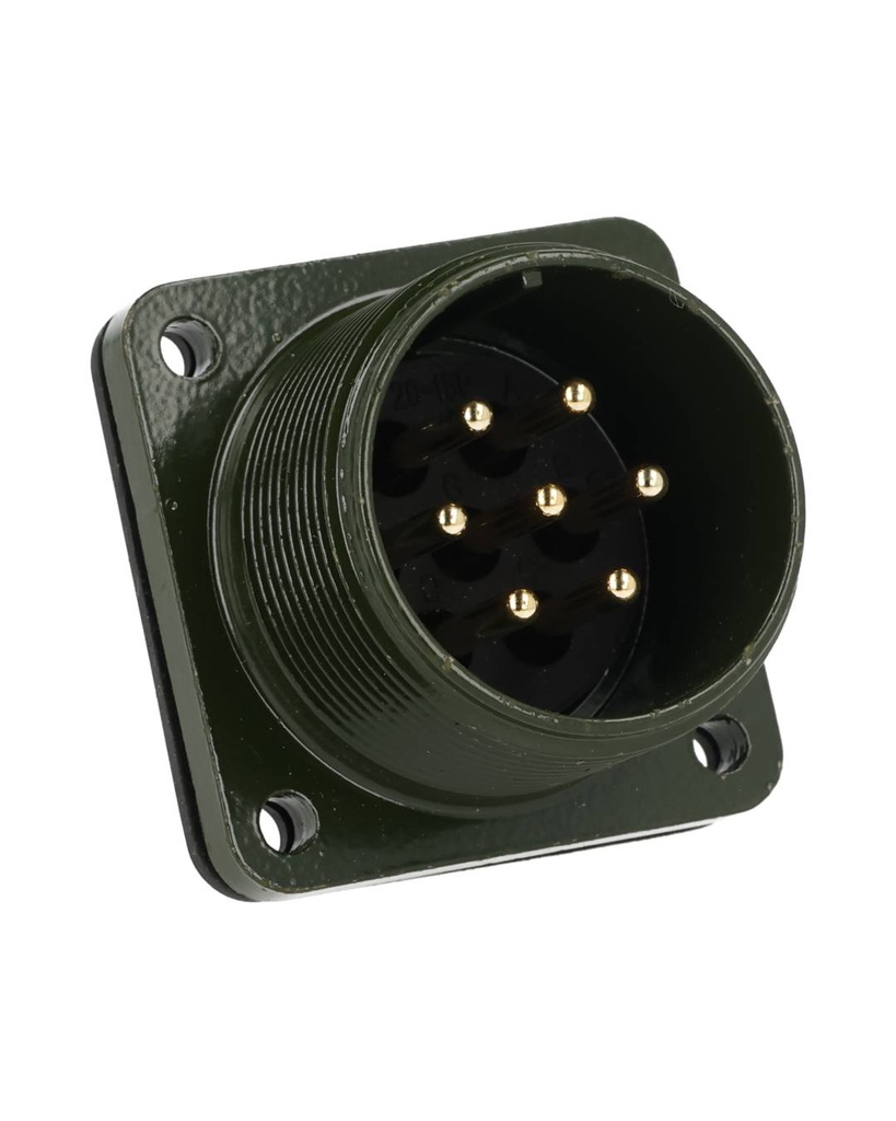 TP-MSK-7PM — Conectores de Extensión Tipo Militar 7 Pines MACHO