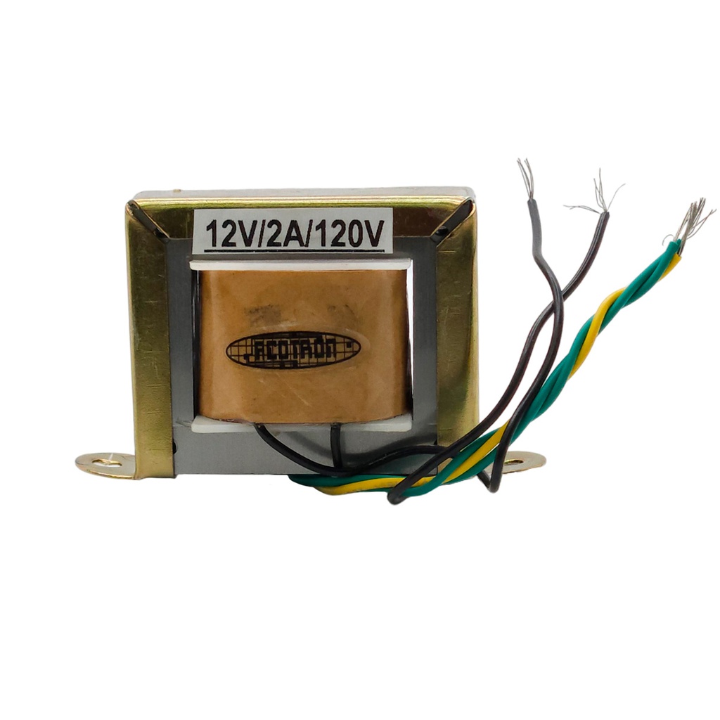 12V2A/120V — TRANSFORMADOR 12V 2AMP, ENTRADA 120VCA