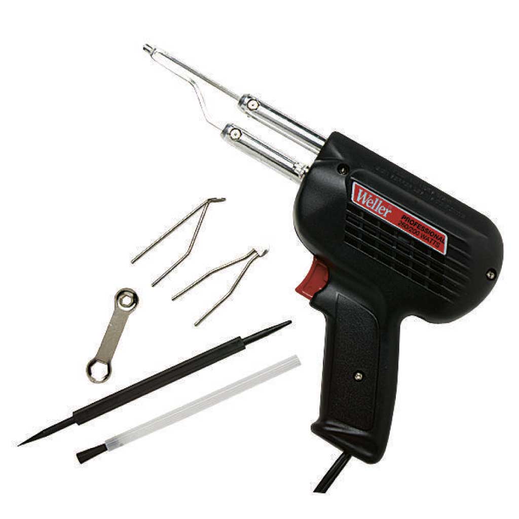 D550PK — CAUTIN TIPO PISTOLA KIT 7 PIEZAS PISTOLACON LUZ INTEGRADA, PUNTA ESTADO DADORA, PUNTA CO