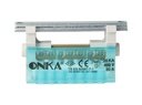 KA-2061 — BLOQUE DE DISTRIBUCION 1LIN/7 DERIV. PARA RIEL, 80A 400VCA