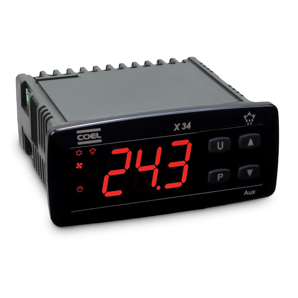 X34LRRBE-CS — CONTROL DE TEMPERATURA P/REFRIGERACION, 12 A 24 VCA/VCD