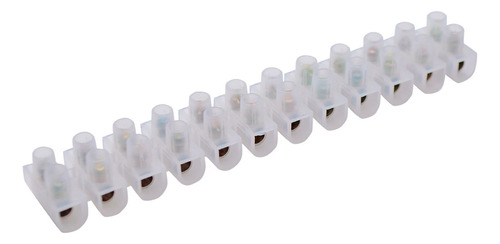 Regleta De Conexión 12 Polos 60a 4 Awg Tipo U 5pza Js-60a