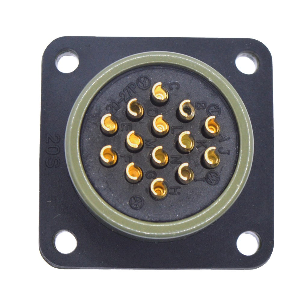 TP-MSK-14PM — CONECTOR MILITAR SOCKET (PANEL) 14P MACHO