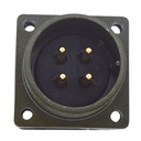 TP-MSK-4PM — CONECTOR MILITAR SOCKET (PANEL) 4P MACHO