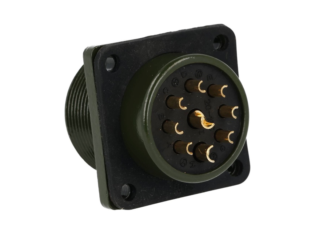 TP-MPK-9PM-2 — CONECTOR MILITAR PLUG (MACHO) (PANEL) 9P