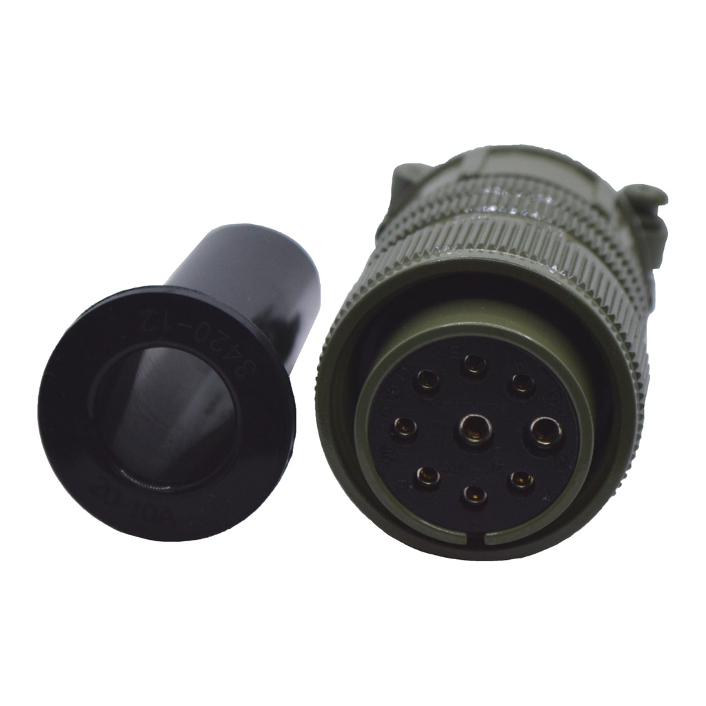 TP-MPG-9SF-2 — CONECTOR MILITAR PLIG (RECTO) 9P HEMBRA