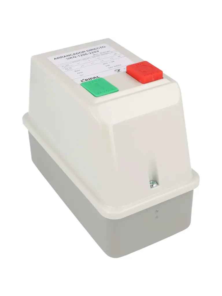 UKQ-1206-220V — ARRANCADOR MAGNÉTICO 4-6A CON CONTACTOR 12A BOBINA 220VCA