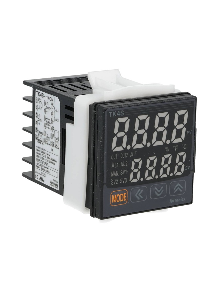 TK4S-14CN — CONTROLADOR DE TEMPERATURA PID 4 DIGITOS, 48X48MM 100-240VCA SALIDA DE CORRIENTE