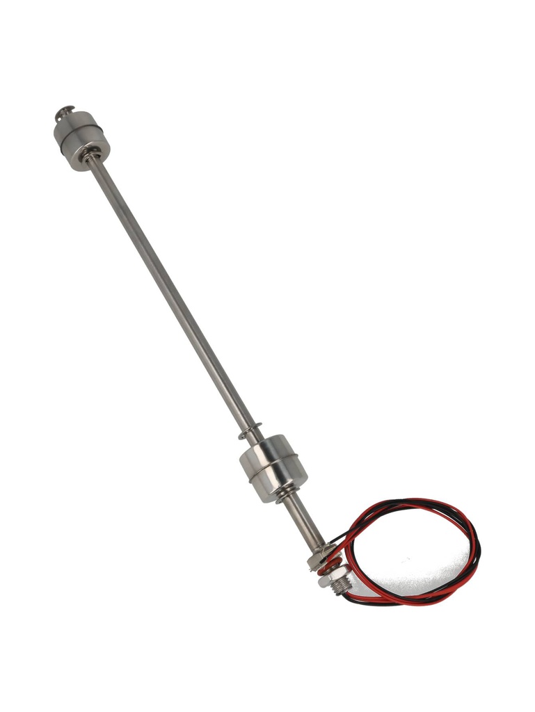 TP-L2S300 — FLOTADOR DE NIVEL DOBLE 300MM ACERO INOXIDABLE 250VCA, 0.5A, DIAMETRO DE ROSCA 10MM/0.39