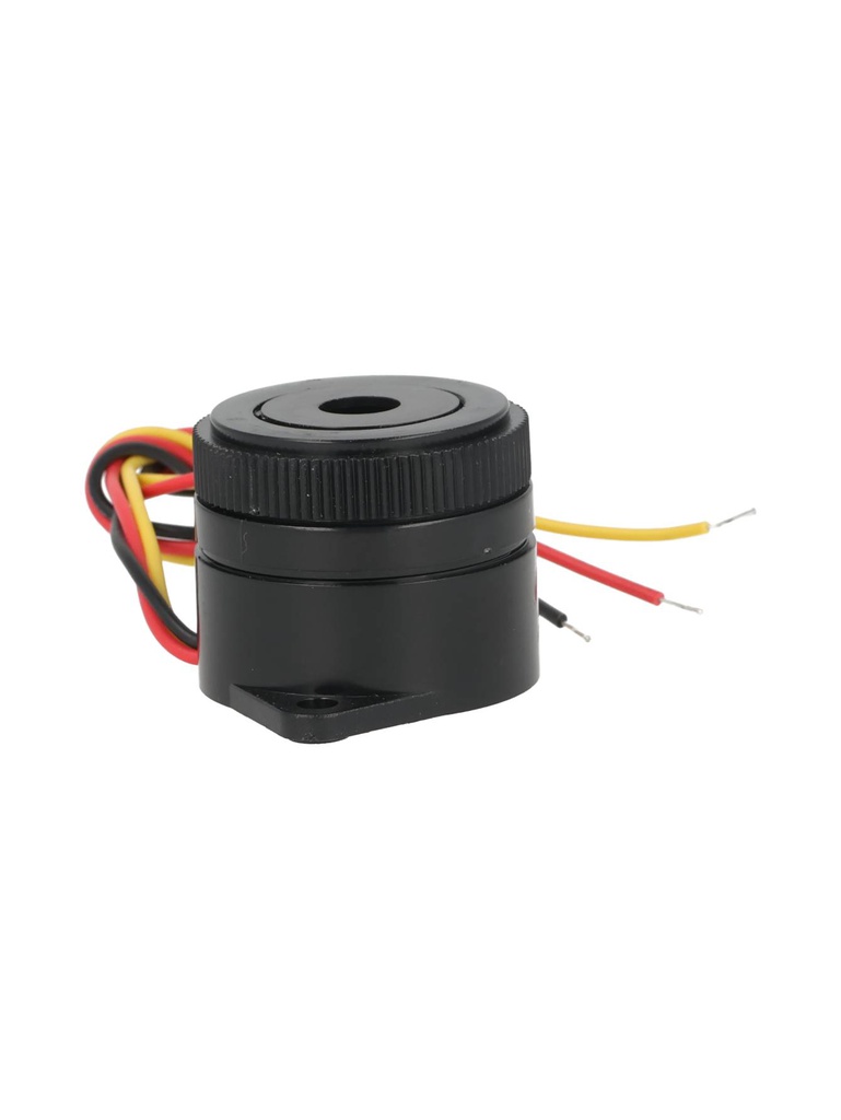 BGD35CIR — BUZZER INTERMITENTE RÁPIDO 3.5KHZ DE 3-24VCD, 90DB (CONEXIÓN:CABLES)