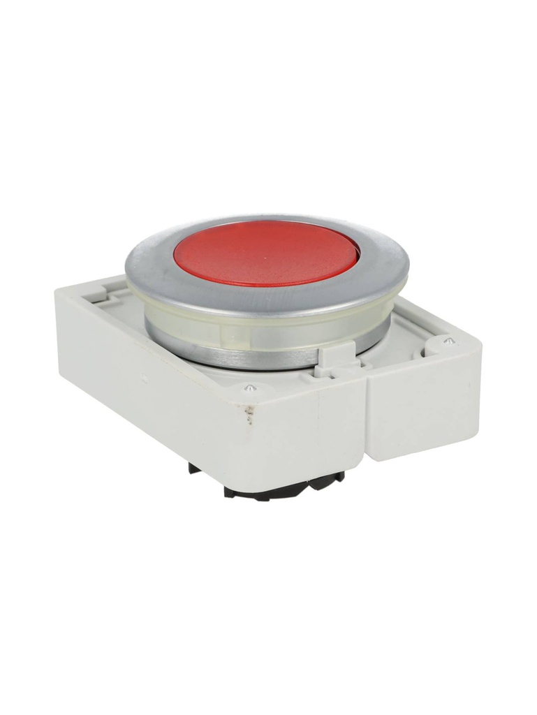 M30C-FDRL-R — PULSADOR PLANO ROJO CON RETENCIÓN