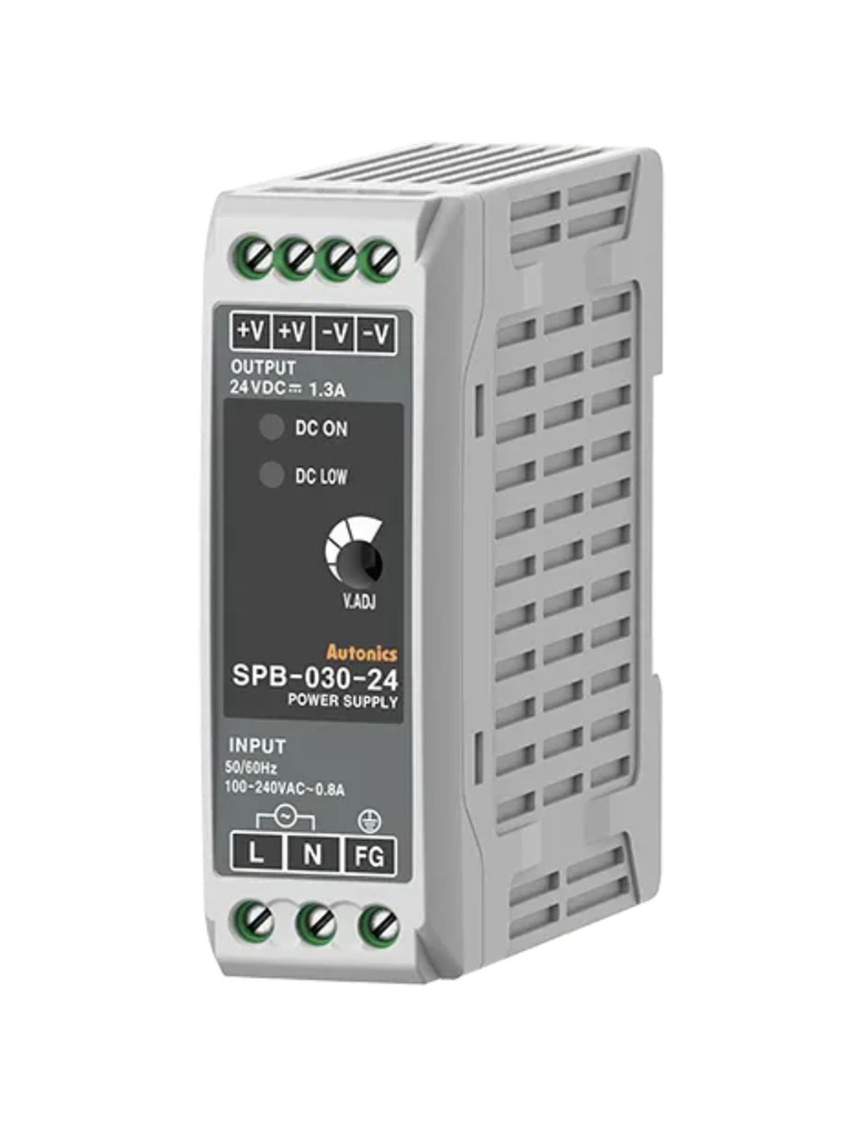 SPB-A030-24 — FUENTE DE PODER 100-240VAC / 90-350VCC, (VOLTAJE PERMITIDO 85-264VCA)