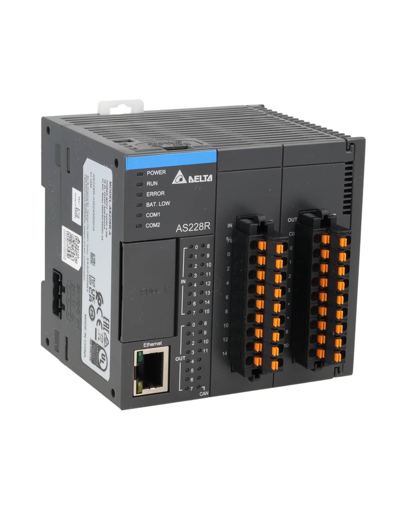 AS228R-A – CONTROLADOR PLC 110-240VCA, AS200 CPU, SALIDA A RELE