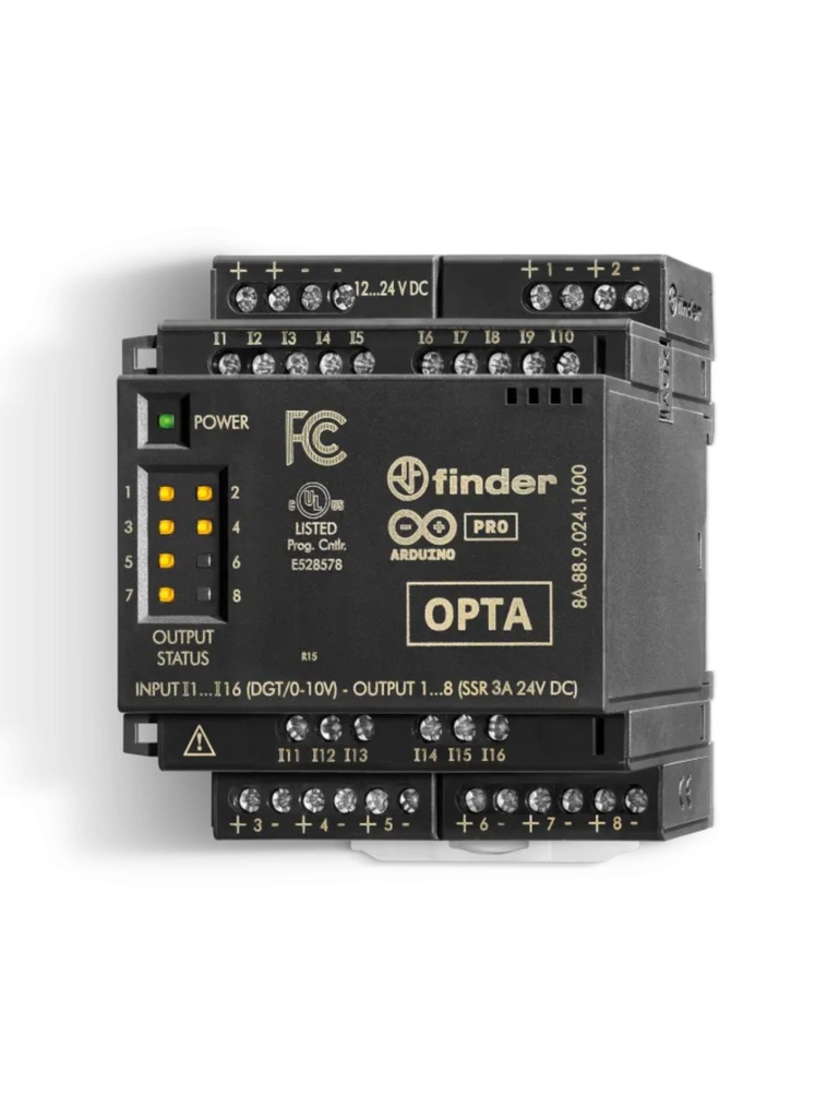 8A0490248300 - PLC OPTA PLR Lite: 8IN, 4OUT, RJ45, USB,