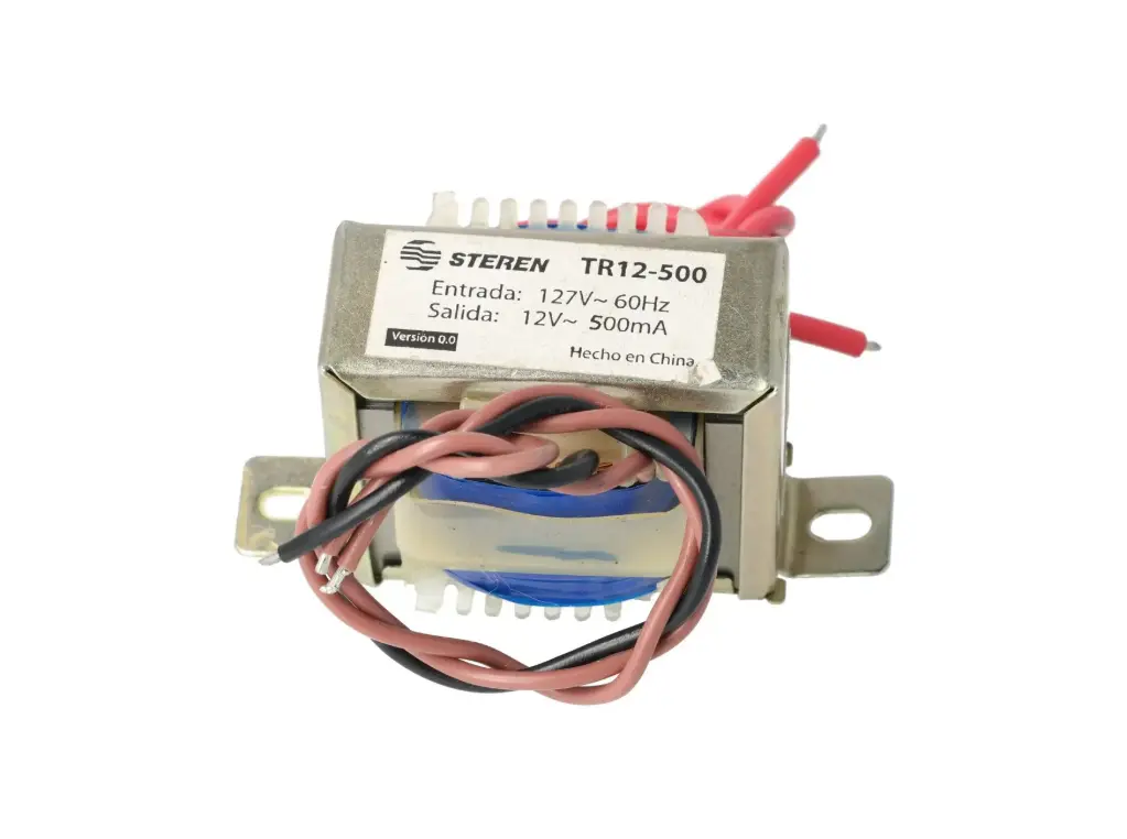 12V500MA/120V-S — TRANSFORMADOR 12V500MA ENTRADA 120VCA