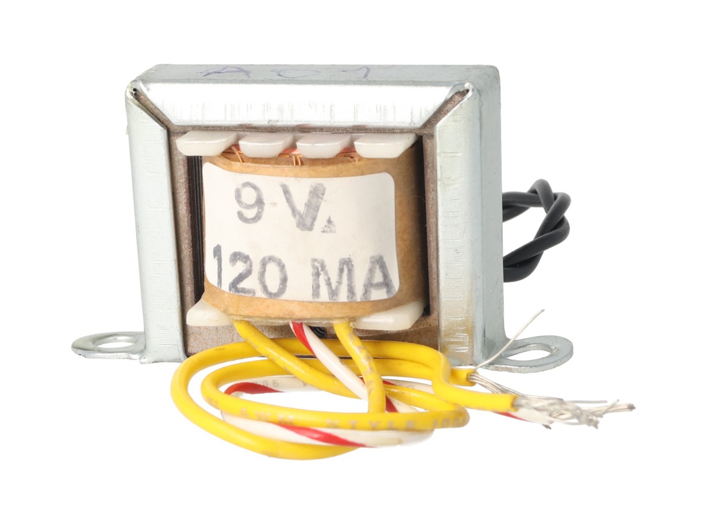 9V120MA/120V — TRANSFORMADOR 9V 120MA,ENTRADA 120VCA