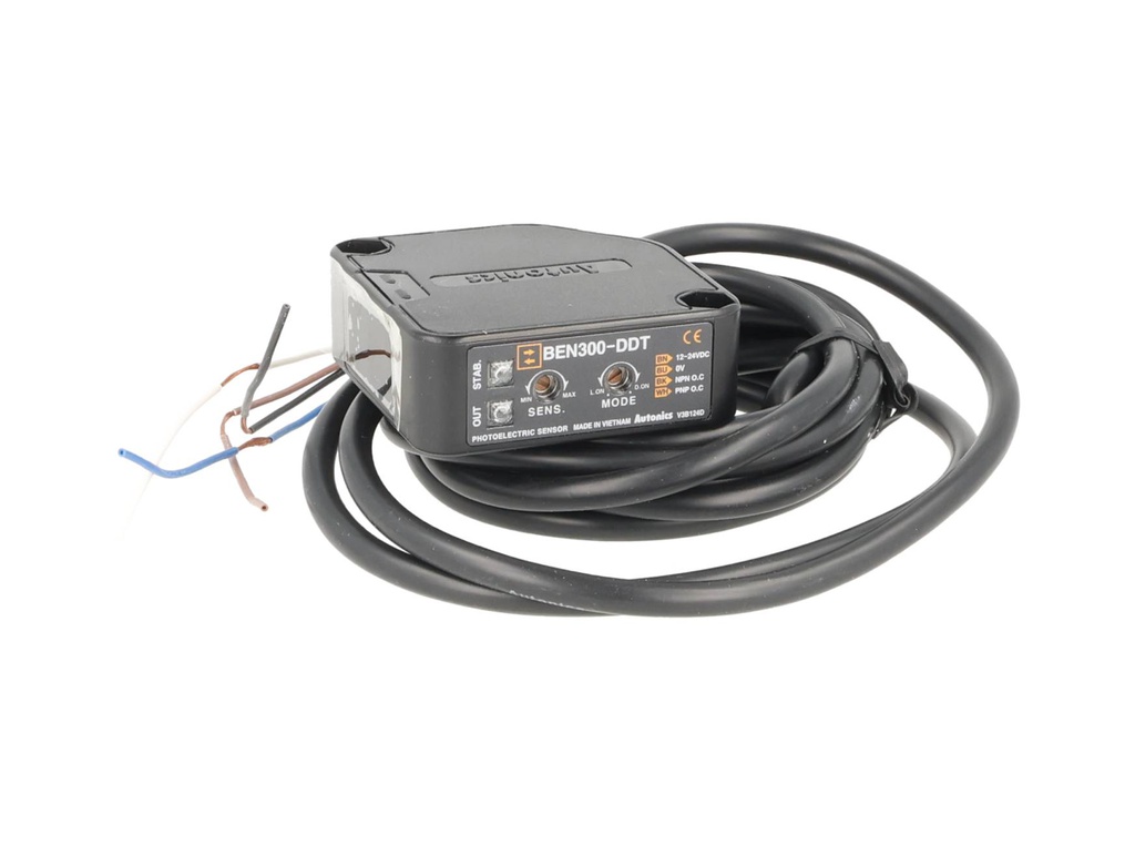 BEN300-DDT — FOTOCELDA NPN/PNP,DLO,300MM,DIF,12-24VCD