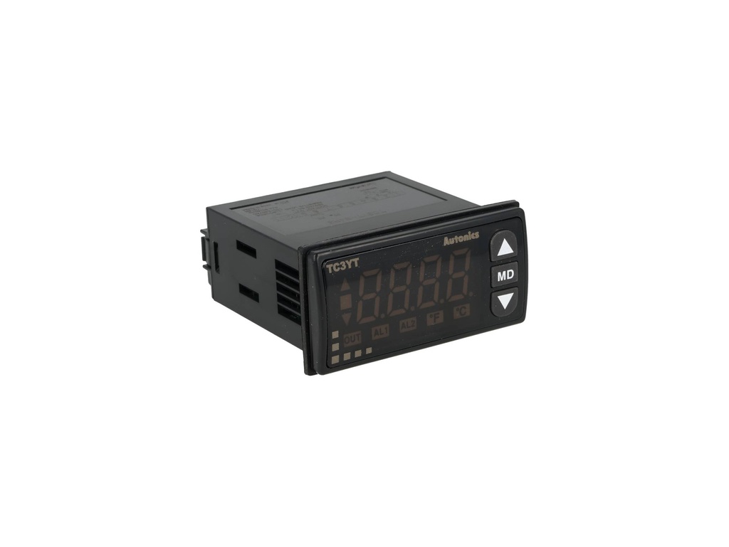 TC3YT-B4R3 — CONTROLADOR DE TEMPERATURA 1SALIDA, 3DIG., ON-OFFPROPORCIONAL, CONTACTO DE SALIDA 3AMP.
