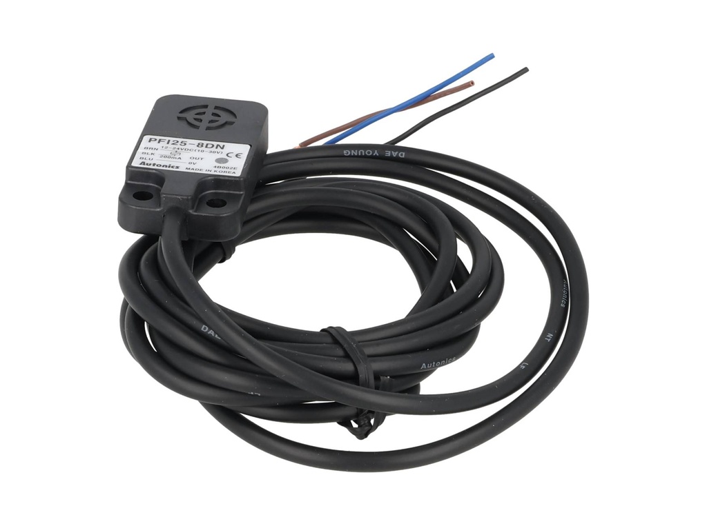 PFI25-8DN — SENSOR INDUCTIVO NPN, NA, SENSADO DE 8MM, 15-30VCD
