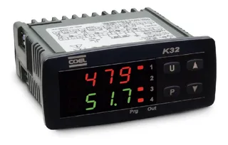 K32THCOR — CONTROLADOR DE TEMPERATURA/TIEMPO CON FU