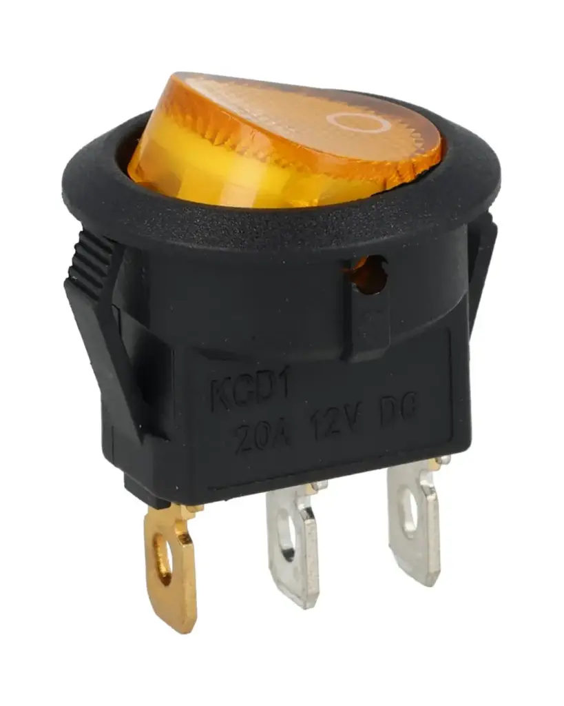 TP-RS-Y — INTERRUPTOR REDONDO 3 TERM.ON OFF