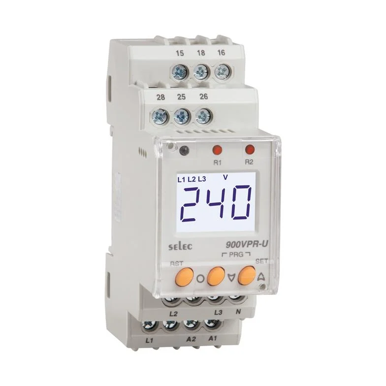 900VPR-BL-U — RELE PROTECCION DE VOLTAJE3Ø Alim:85-27