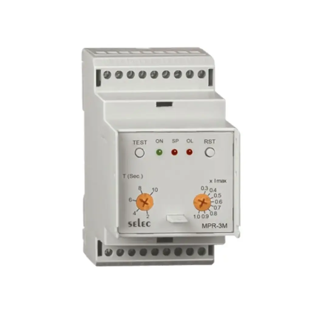 MPR-3M-2-415V – RELEVADOR DE PROTECCIÓN P/M2 DPDT 415V