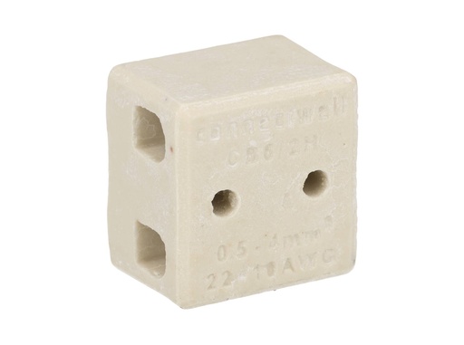 [CB6/2H] CB6/2H — BLOQUE CERAMICO 2 POLOS 600_C 300V