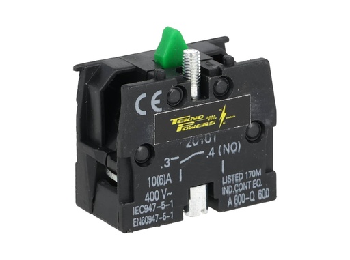 [TP-B22XB2NO] TP-B22XB2NO — BLOQUE DE CONTACTO NA 10A 400VCA*NO SON A PRUEBA DE EXPLOSION*