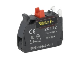 [TP-B22XB4NC] TP-B22XB4NC — BLOQUE DE CONTACTO NC 10A 400VCA*NO SON A PRUEBA DE EXPLOSION*