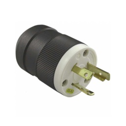 [WJ-8331] WJ-8331 — CLAVIJA INDUSTRIAL CON SEGURO 30A/250VCA2 POLOS (1 FASE) + TIERRA