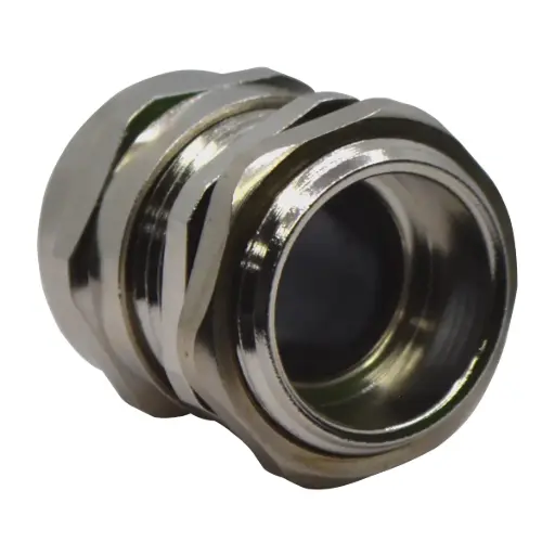 [CGM-PG13.5] CGM-PG13.5 — CONECTOR GLAND.METALICO PG13.5 6-12mm CON CONTRATUERCA, LATON NIQUELADO