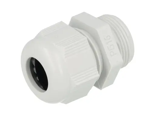 [5308716] 5308716 — CONECTOR GLANDULA PG16 GRIS14mm, #TUERCA7211885 (NO LA INCLUYE) EQUIV.CG-PG16