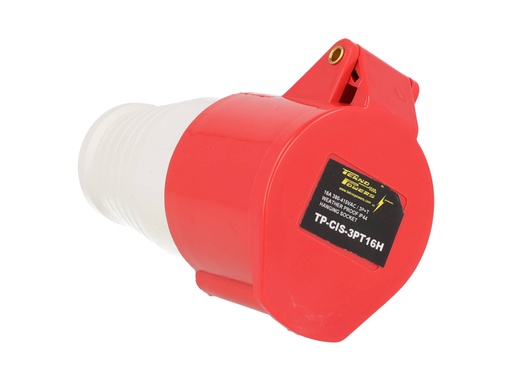 [TP-CIS-3PT16H] TP-CIS-3PT16H — CONECTOR IND HEMBRA PARA EXTENSION 3P+T 16A415VCA,  (PARA MACHO# TP-CIP-3PT16) 