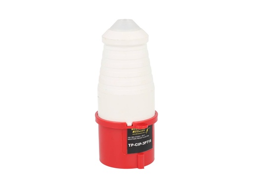 [TP-CIP-3PT16] TP-CIP-3PT16 — CONECTOR INDEPENDIENTE MACHO PARA EXTENSION 3P+T 16A415VCA,  ( PARA HEMBRAS #TP-CIS-3PT16E/TP-CIS-3PT16H/TP-CIS-3PT16S) 